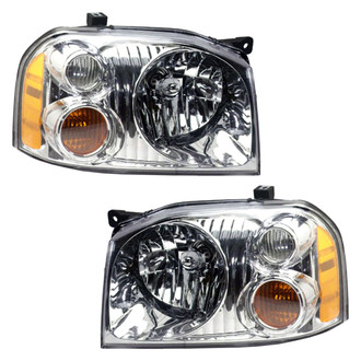 Pacific Best® - Driver and Passenger Side Replacement Headlight Set (Standard Line)