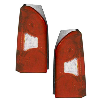 Pacific Best® - Driver and Passenger Side Replacement Tail Lights (CAPA Certified)