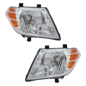Pacific Best® - Driver and Passenger Side Replacement Headlight Set (CAPA Certified)