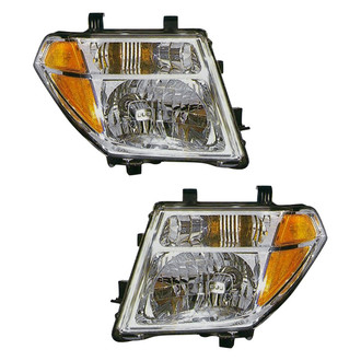 Pacific Best® - Driver and Passenger Side Replacement Headlight Set (CAPA Certified)