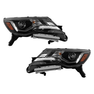 Pacific Best® - Driver and Passenger Side Replacement Headlight Set (CAPA Certified)