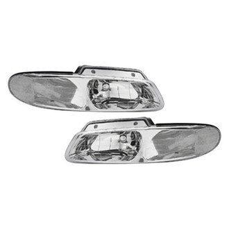 Pacific Best® - Driver and Passenger Side Replacement Headlight Set (Standard Line)