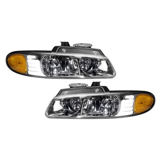 Pacific Best® - Driver and Passenger Side Replacement Headlight Set (Standard Line)