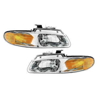 Pacific Best® - Driver and Passenger Side Replacement Headlight Set (Standard Line)