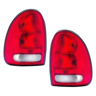 Pacific Best® - Driver and Passenger Side Replacement Tail Lights (CAPA Certified)