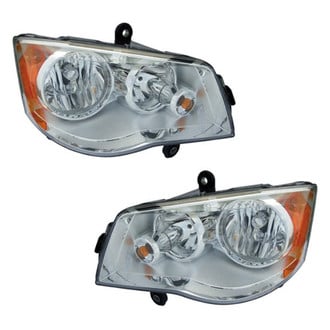 Pacific Best® - Driver and Passenger Side Replacement Headlight Set (Standard Line)