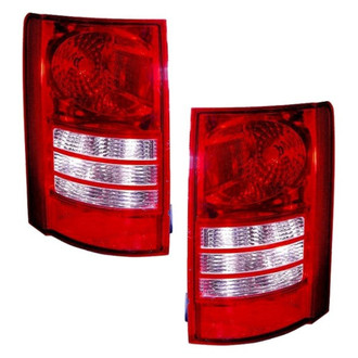 Pacific Best® - Driver and Passenger Side Replacement Tail Lights (CAPA Certified)