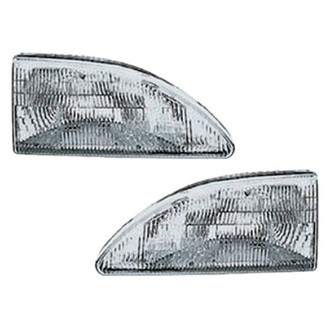 Pacific Best® - Driver and Passenger Side Replacement Headlight Set (CAPA Certified)