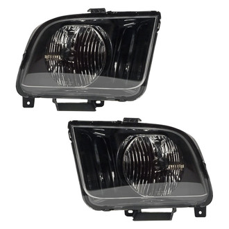 Pacific Best® - Driver and Passenger Side Replacement Headlight Set (CAPA Certified)