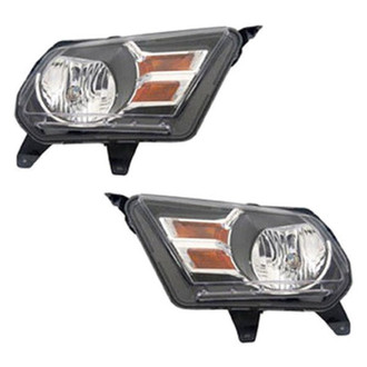 Pacific Best® - Driver and Passenger Side Replacement Headlight Set (CAPA Certified)