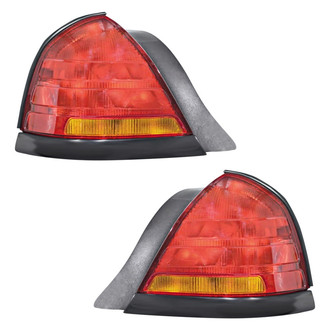 Pacific Best® - Driver and Passenger Side Replacement Tail Lights (Standard Line)