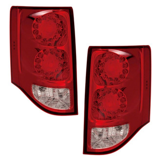 Pacific Best® - Driver and Passenger Side Replacement Tail Lights (Standard Line)