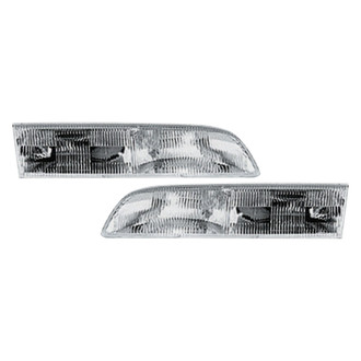 Pacific Best® - Driver and Passenger Side Replacement Headlight Set (Standard Line)