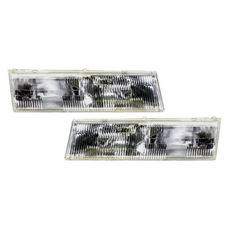 Pacific Best® - Driver and Passenger Side Replacement Headlight Set (Standard Line)