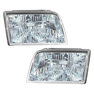 Pacific Best® - Driver and Passenger Side Replacement Headlight Set (CAPA Certified)