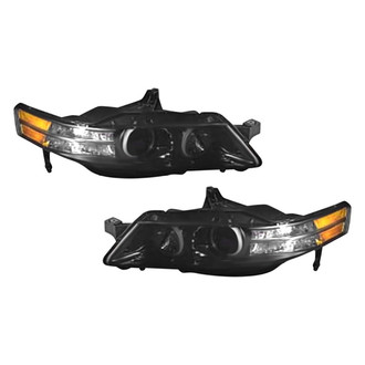 Pacific Best® - Driver and Passenger Side Replacement Headlight Set Lens and Housing (Standard Line)