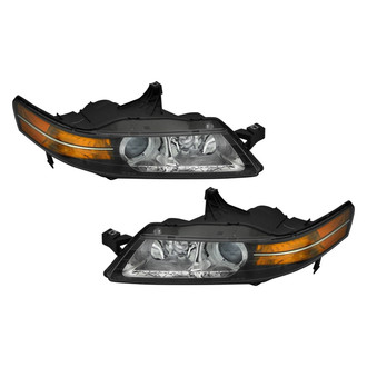 Pacific Best® - Driver and Passenger Side Replacement Headlight Set (Standard Line)
