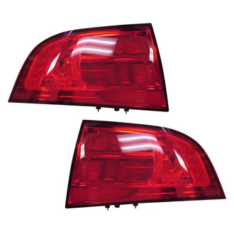 Pacific Best® - Driver and Passenger Side Replacement Tail Light Lens and Housings (CAPA Certified)