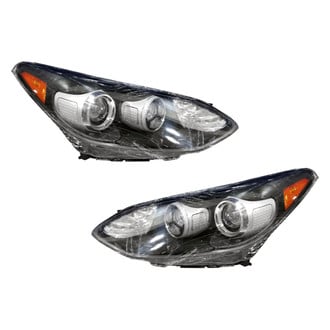 Pacific Best® - Driver and Passenger Side Replacement Headlight Set (NSF Certified)