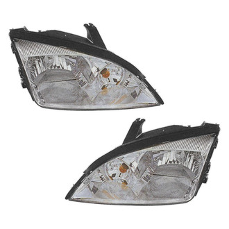 Pacific Best® - Driver and Passenger Side Replacement Headlight Set (CAPA Certified)