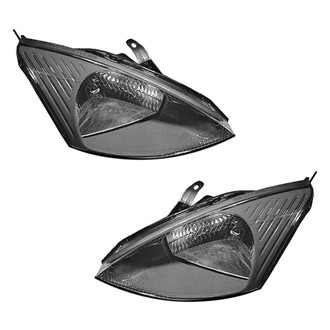 Pacific Best® - Driver and Passenger Side Replacement Headlight Set (CAPA Certified)