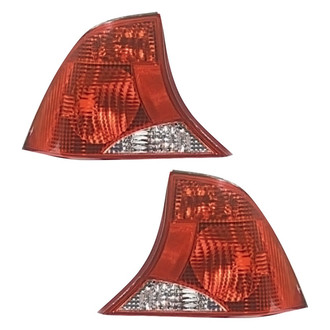 Pacific Best® - Driver and Passenger Side Replacement Tail Lights (Standard Line)