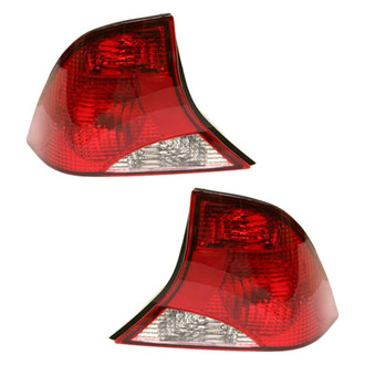 Pacific Best® - Driver and Passenger Side Replacement Tail Lights (Standard Line)