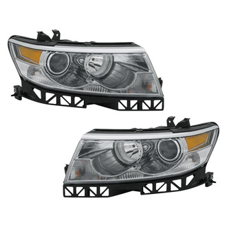 Pacific Best® - Driver and Passenger Side Replacement Headlight Set (Standard Line)
