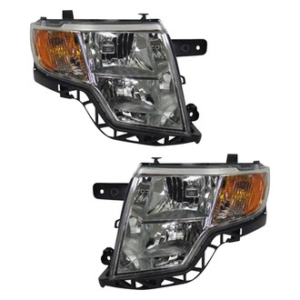 Pacific Best® - Driver and Passenger Side Replacement Headlight Set (Standard Line)