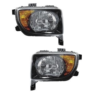 Pacific Best® - Driver and Passenger Side Replacement Headlight Set Lens and Housing (CAPA Certified)