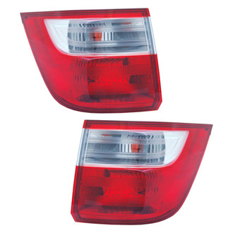 Pacific Best® - Driver and Passenger Side Outer Replacement Tail Lights (CAPA Certified)
