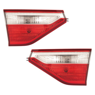 Pacific Best® - Driver and Passenger Side Inner Replacement Tail Lights (CAPA Certified)