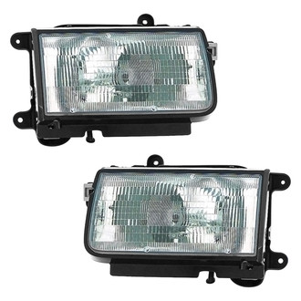 Pacific Best® - Driver and Passenger Side Replacement Headlight Set (Standard Line)