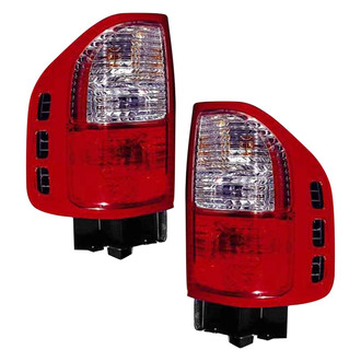 Pacific Best® - Driver and Passenger Side Replacement Tail Lights (Standard Line)