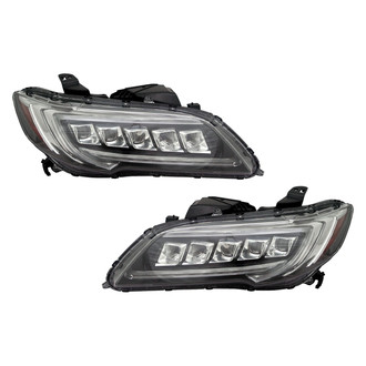 Pacific Best® - Driver and Passenger Side Replacement Headlight Set (CAPA Certified)