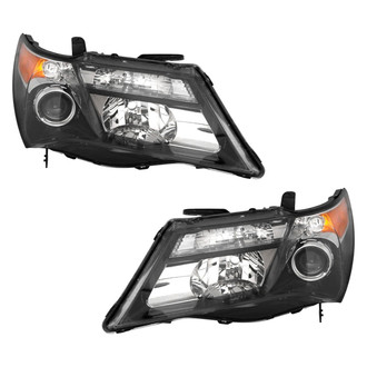Pacific Best® - Driver and Passenger Side Replacement Headlight Set (NSF Certified)