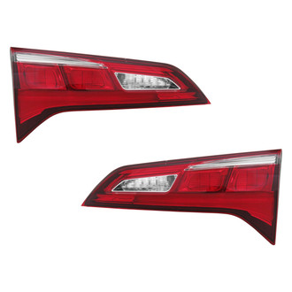 Pacific Best® - Driver and Passenger Side Inner Replacement Tail Lights (Standard Line)