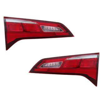 Pacific Best® - Driver and Passenger Side Inner Replacement Tail Lights (CAPA Certified)