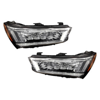 Pacific Best® - Driver and Passenger Side Replacement Headlight Set (Standard Line)