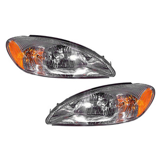 Pacific Best® - Driver and Passenger Side Replacement Headlight Set (Standard Line)