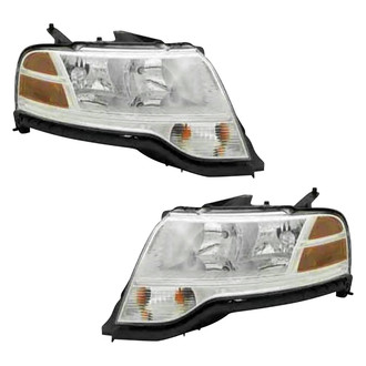 Pacific Best® - Driver and Passenger Side Replacement Headlight Set (CAPA Certified)