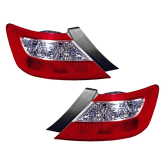 Pacific Best® - Driver and Passenger Side Outer Replacement Tail Lights (Standard Line)
