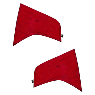 Pacific Best® - Driver and Passenger Side Inner Replacement Tail Light Lens and Housings (Standard Line)