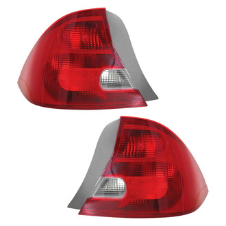 Pacific Best® - Driver and Passenger Side Replacement Tail Lights (Standard Line)