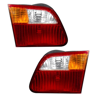 Pacific Best® - Driver and Passenger Side Inner Replacement Tail Light Lens and Housings (Standard Line)