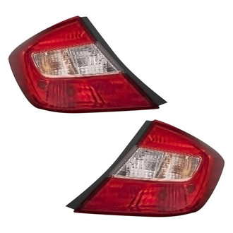 Pacific Best® - Driver and Passenger Side Replacement Tail Lights (Standard Line)