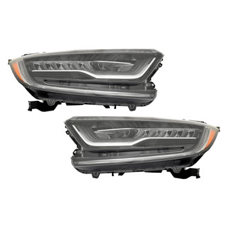 Pacific Best® - Driver and Passenger Side Replacement Headlight Set (Standard Line)