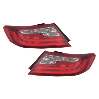 Pacific Best® - Driver and Passenger Side Replacement Tail Lights (Standard Line)