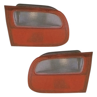 Pacific Best® - Driver and Passenger Side Replacement Tail Light Lens and Housings (Standard Line)