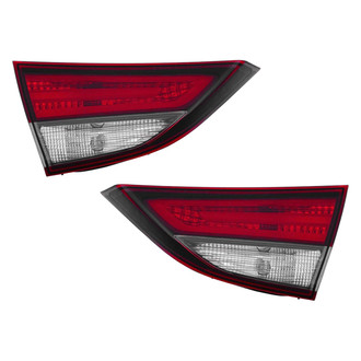 Pacific Best® - Driver and Passenger Side Inner Replacement Tail Lights (Standard Line)